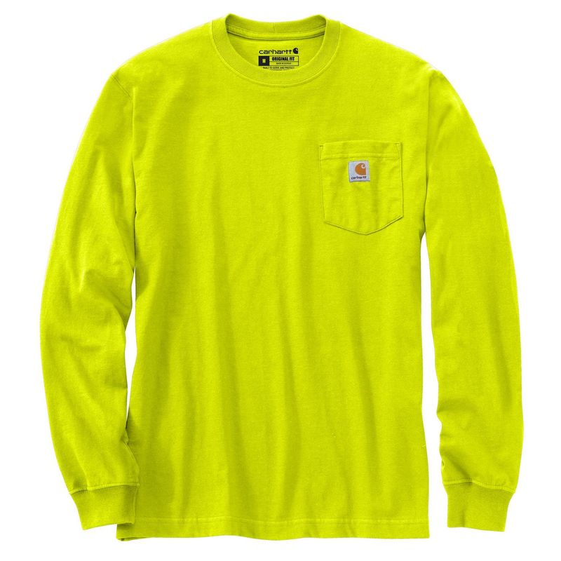 Carhartt-Men-s-Loose-Fit-Heavyweight-Long-Sleeve-Pocket-T-Shirt---Brite-Lime