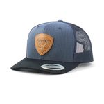 ariat-flexfit-leather-logo-cap