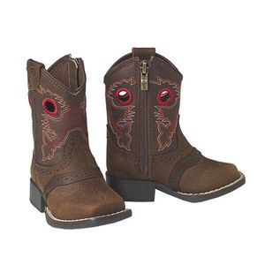 Ariat Toddler's Lil' Stompers Cowboy Boots - Heritage Roughstock
