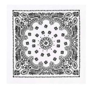 Rothco Trainmen Paisley Bandana - White