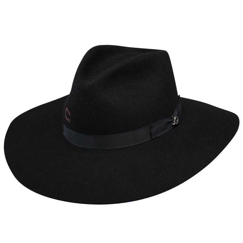 Charlie-1-Horse-Highway-Felt-Hat---Black