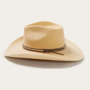 Stetson Calhoun Palm Straw Gus Western Hat: Size: XL Natural