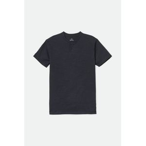 Brixton Men's Basic Slub S/S Henley - Black (22423)