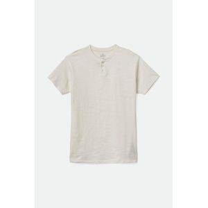 Brixton Men's Basic Slub S/S Henley - Off White (22423)