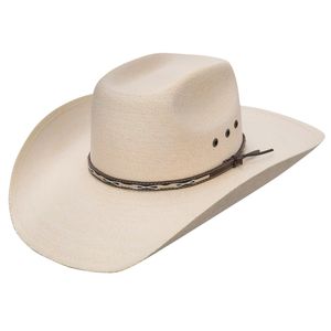 Stetson Square Palm Straw Hat - Natural