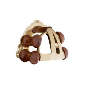 Burlingham Sports Brass and Wood Bridle Bracket