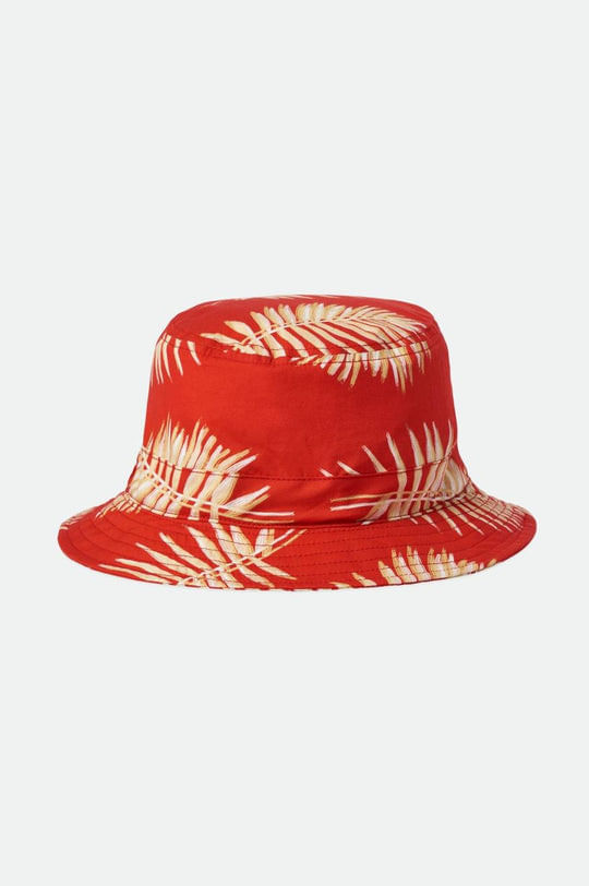 Brixton-Beta-Packable-Bucket-Hat---Aloha-Red-White-Coconut