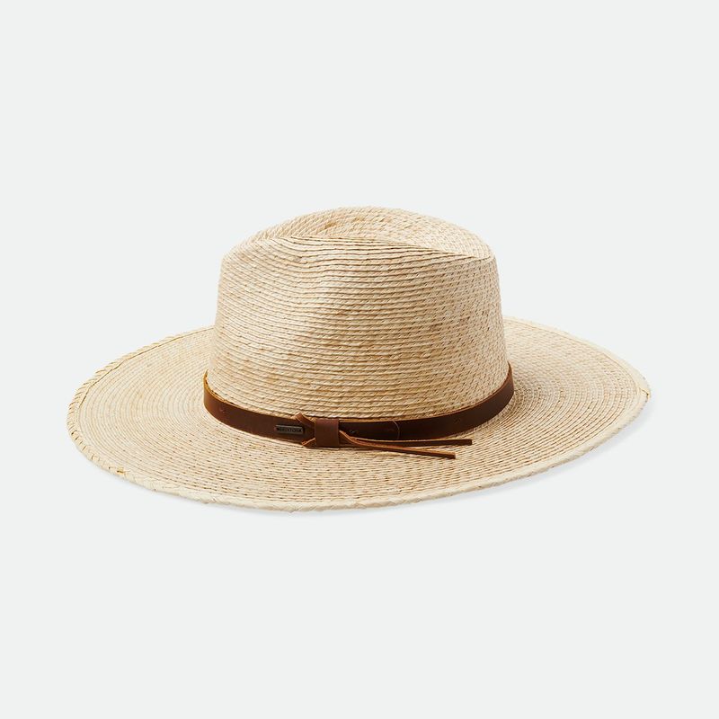 Brixton Men's Field Proper Straw Hat - Natural (11059) FIELD PROPER STRAW HAT-NATURAL NATURAL XL