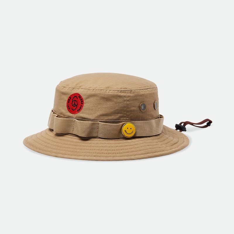Brixton Unisex Love Packable Bucket Hat Sand S/M