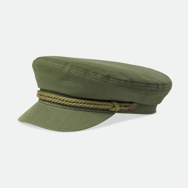 Brixton-Unisex-Fiddler-Cap---Olive--10722-