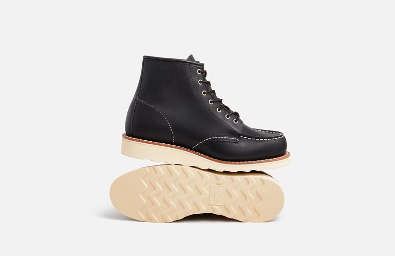 Black moc boots hotsell