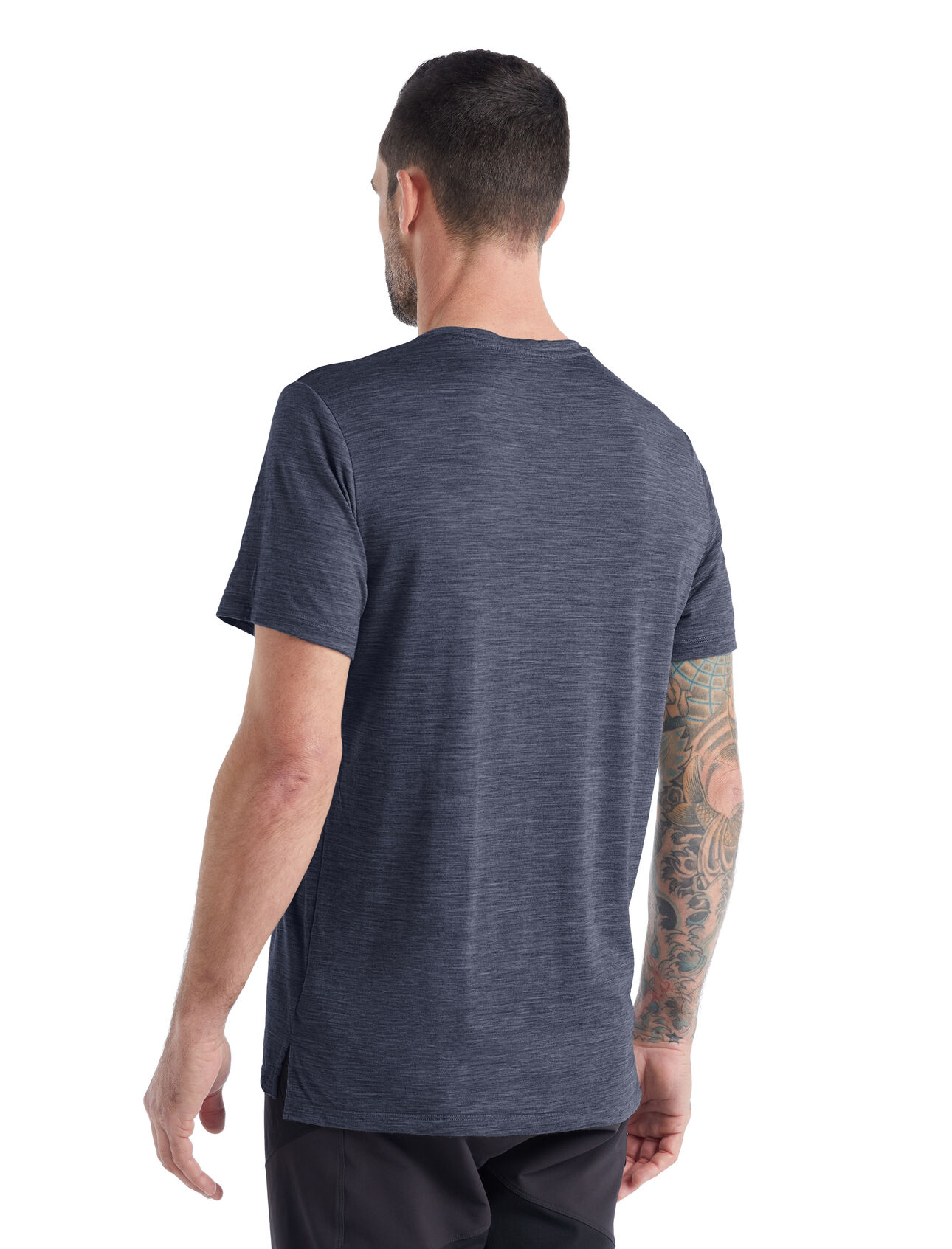 Icebreaker Men's Sphere II Short Sleeve Tee - Midnight Navy Heather