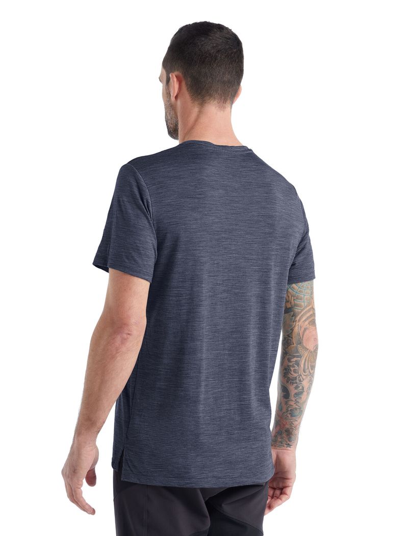 Icebreaker-Men-s-Sphere-II-Short-Sleeve-Tee---Midnight-Navy-Heather