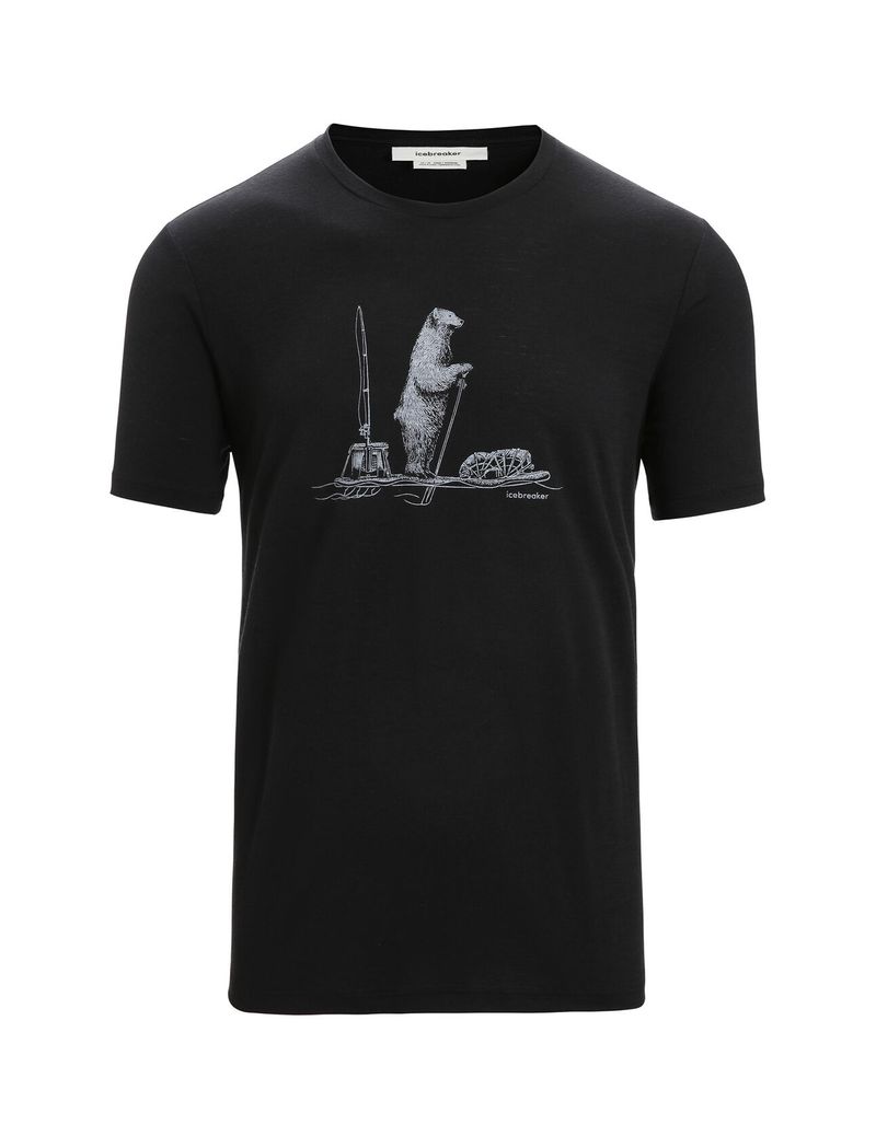 Icebreaker-Men-s-Tech-Lite-II-Short-Sleeve-Tee-Polar-Paddle---Black