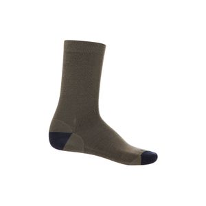 Icebreaker Men Lifestyle Fine Gauge Crew Socks - Loden/Midnight Navy