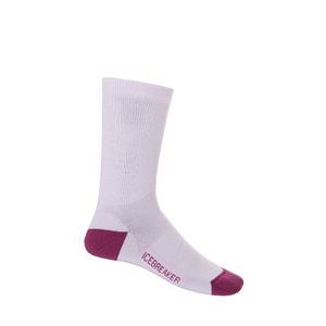 Icebreaker Women's Lifestyle Light Crew Socks - Purple Gaze/Go Berry