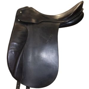 Used Passier Grand Gilbert Dressage Saddle  18"/28cm - Black