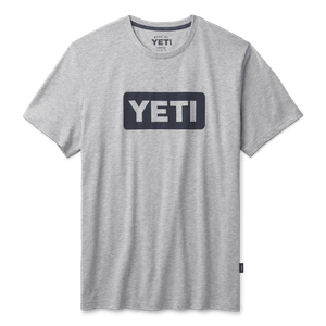 Icebreaker Men's Premium Logo Badge Short Sleeve T-Shirt - Grey/Navy