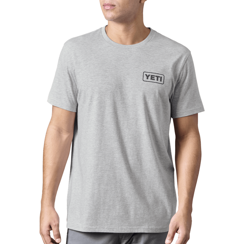 YETI / Built for the Wild Bear Short Sleeve Tee - Heather Gray - M