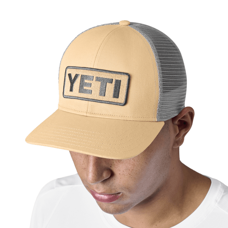 Yeti Logo Full Camo Brown/Camo Fishing Net Trucker Hat