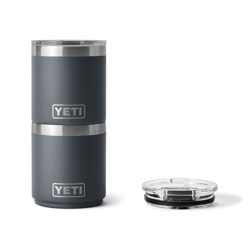 Yeti-Rambler-Stackable-Lowball-295ml-with-MagSlider-Lid---Charcoal