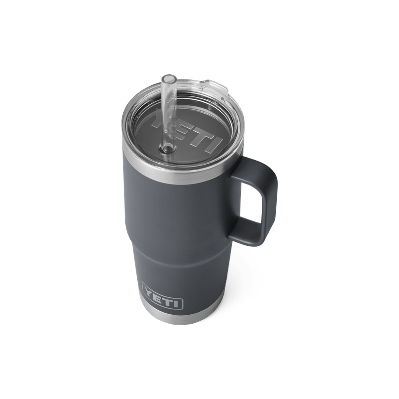 Yeti-Rambler-739ml-25oz--Mug-With-Straw-Lid---Charcoal