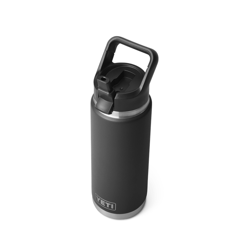 Yeti-Rambler-769ml-26oz--Bottle-With-Straw-Lid---Black