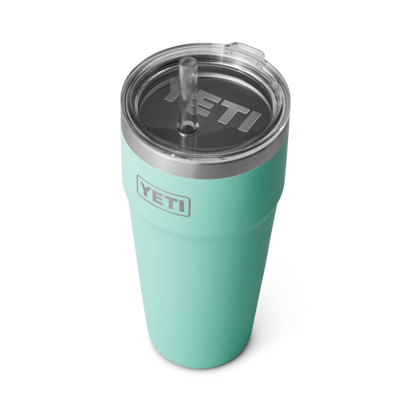 Yeti-Rambler-769ml-26oz--Stackable-Cup-With-Straw---Seafoam