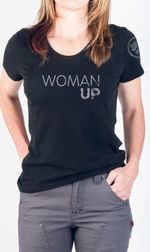 Dovetail-Women-s-Woman-Up-Graphic-Crew-Tee---Black