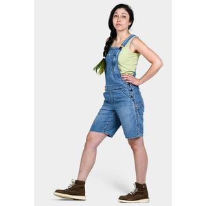 Dovetail Women's Hemp Utility Shortall Indigo Denim