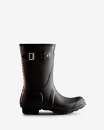 Hunter-Women-s-Tri-Colour-Logo-Backstrap-Short-Rain-Boots---Black