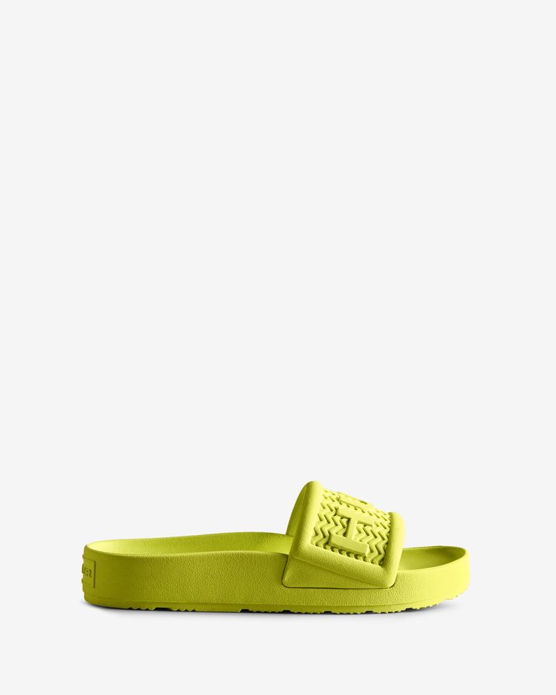 Hunter-Women-s-Bloom™-Slides---Zesty-Yellow