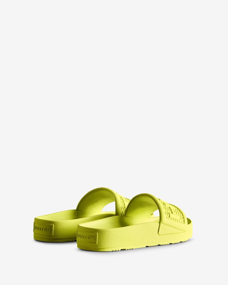 Hunter-Women-s-Bloom™-Slides---Zesty-Yellow