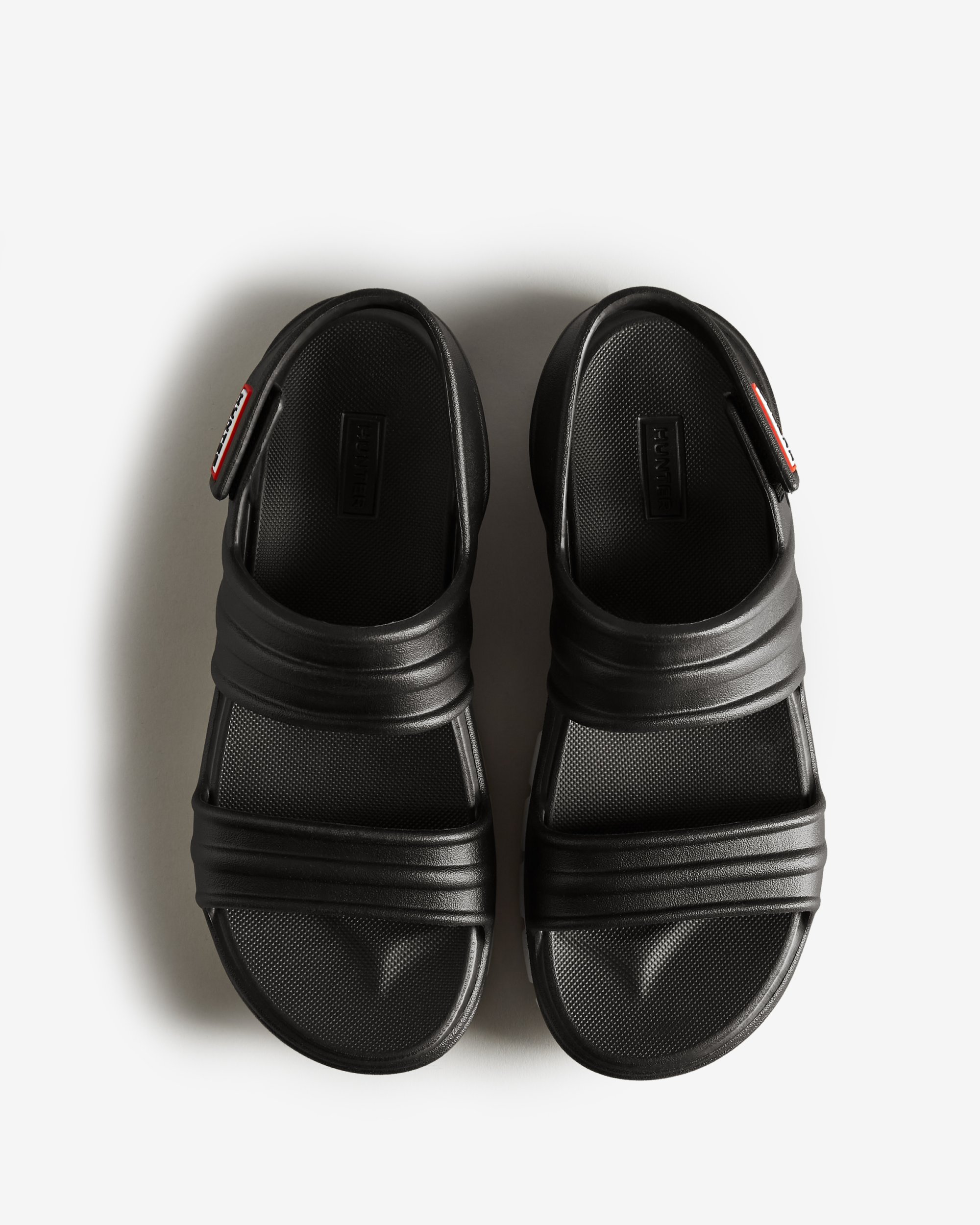 ★HUNTER★ WOMEN Light Algaeform Slide Black HCWK009FDZBLK W Bloom Algae Foam Sandle-blk Blk/wh