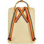 Fjallraven-Kanken-Rainbow-Backpack---Light-Oak-Rainbow-Pattern