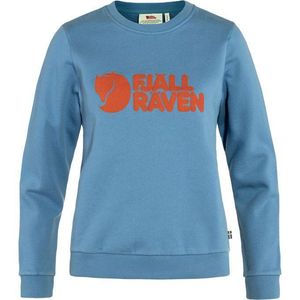 Fjallraven Women's Logo Sweater - Dawn Blue-Terracotta Brown