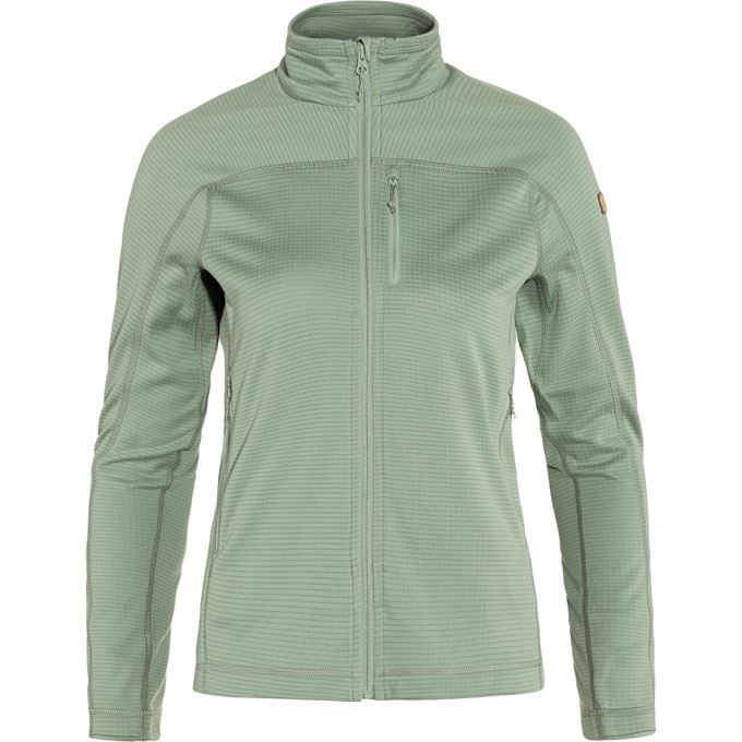 Fjallraven-Women-s-Abisko-Lite-Fleece-Jacket---Misty-Green