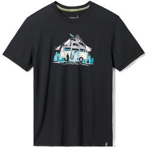 Smartwool Men's River Van Graphic Short Sleeve - Black