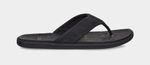 Ugg-Men-s-Seaside-Leather-Flip-Flop---Black