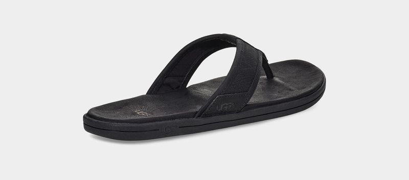 Basic black flip flops on sale