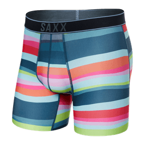 Saxx Men's Droptemp™ Cooling Hydro - Cutback Stripe - Bright Multi (SXBB43-BMC)