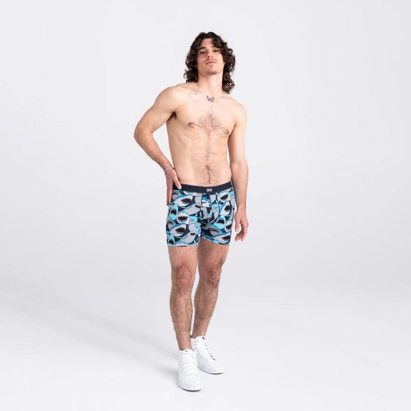 DropTemp™ Cooling Cotton Trunk - Tidal Camo- Blue