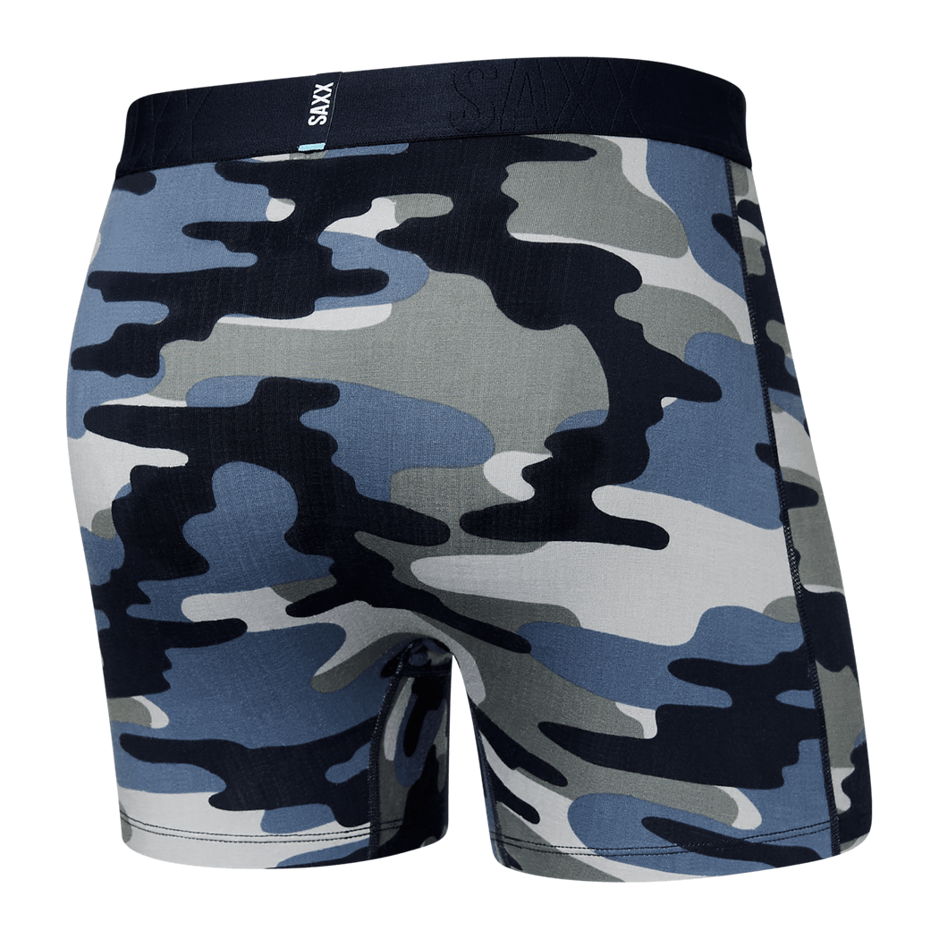 Saxx DropTemp Cooling Cotton Trunk | Tidal Camo Blue SXTR44-TCB