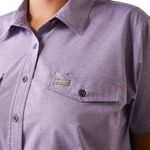 Ariat-Women-s-Rebar-Made-Tough-VentTEK-DuraStretch-Work-Shirt---Corsican-Blue-Heather