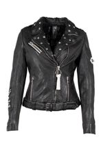 Mauritius-Women-s-Caru-Leather-Jacket---Black-White