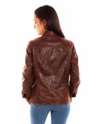 Scully-Women-s-Leather-Snap-Front-Jacket--L1104----Brown