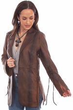 Scully-Women-s-Button-Front-Jacket--L1089----Vintage-Brown