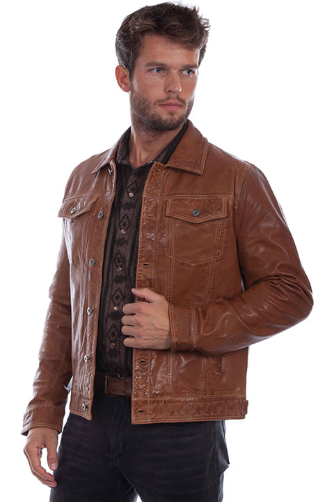 Tan jean jacket on sale mens