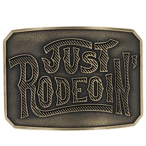 Montana Silversmiths Dale Brisby Just Rodeoin' Attitude Belt Buckle (A925CDB)