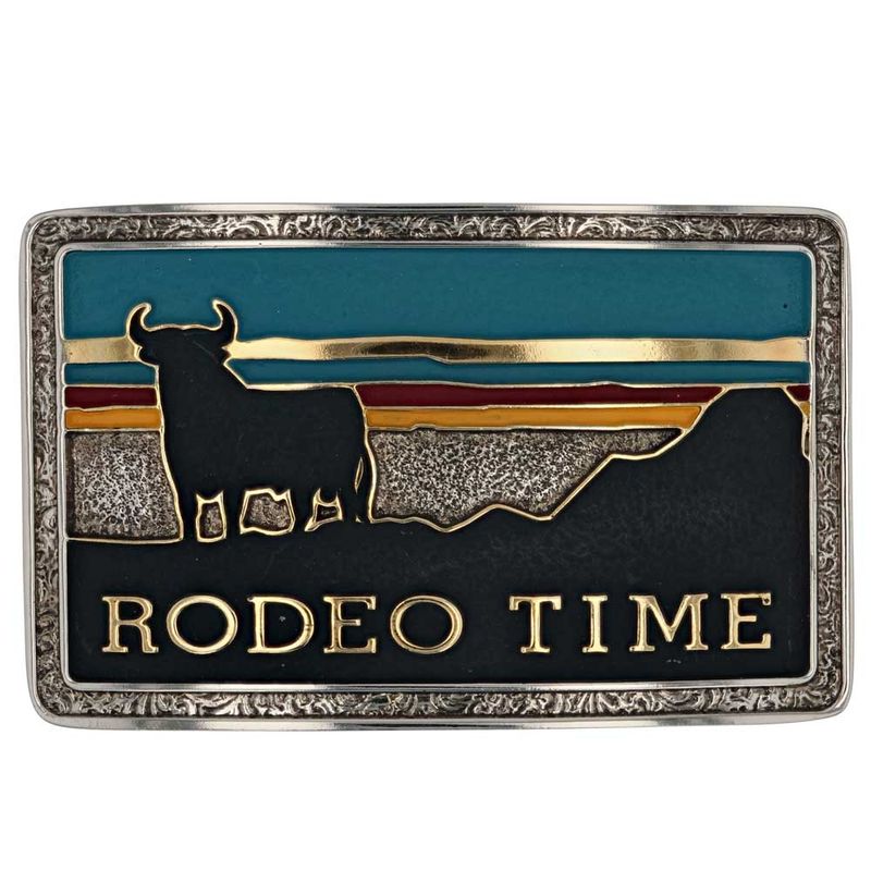 Montana-Sivlersmiths-Rodeo-Time-Southwestern-Attitude-Belt-Buckle--A919DB-